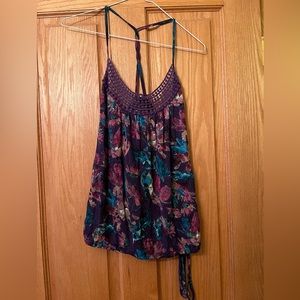 Loose floral tank